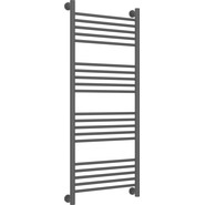 Полотенцесушитель водяной Сунержа Богема+ П20 1200x500 мм (прямая перемычка) 15-0220-1250, тёмный титан муар фото 