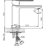 Смеситель для раковины Haiba HB10590-7, чёрный матовый фото 2