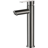 Смеситель для раковины высокий Haiba HB11801, нержавеющая сталь фото 