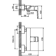 Набор для гигиенического душа Haiba HB55176 фото 2