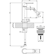 Смеситель для биде Cezares GLAM-BSM1-01-W0 фото 2