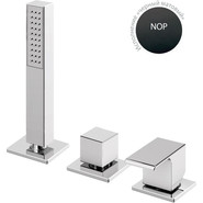 Смеситель для ванны Cezares PORTA-BVDM3-NOP, черный, Цвет производителя: чёрный фото 