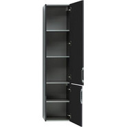 Пенал подвесной Aquanet Алвита 35 см 240197, серый антрацит фото 3