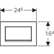 Кнопка смыва Geberit Sigma 30 115.893.KY.1, хром глянец фото 2