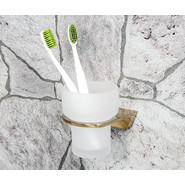 Стакан для зубных щеток WasserKraft Aisch K-5928, цвет золото фото 3