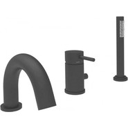 Смеситель для ванны Paffoni Light LIG047NO, чёрный матовый фото 