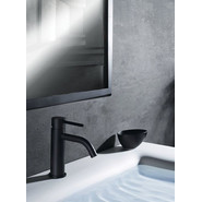 Смеситель для раковины Paffoni Light LIG071NO, чёрный матовый фото 2