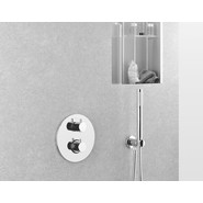 Смеситель для ванны с термостатом Paffoni Light LIQ018CR фото 2