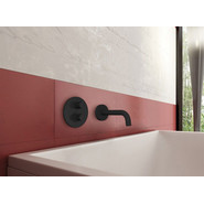 Смеситель для ванны с термостатом Paini Cox 78PZ691TH, черный фото 3