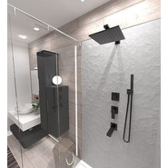 Переключатель потоков на три потребителя Paini Dax-R 84PZ471, черный фото 2