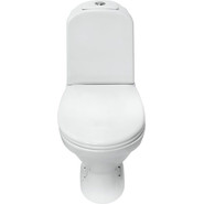 Унитаз-компакт Sanita Luxe Classic Luxe WC.CC/Classic/2-TM/WHT.G/S1 с крышкой микролифт фото 5