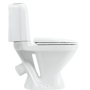 Унитаз-компакт Sanita Luxe Classic Luxe WC.CC/Classic/2-TM/WHT.G/S1 с крышкой микролифт фото 