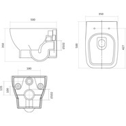 Инсталляция с подвесным унитазом Santek Нео 1.WH30.2.463 фото 6