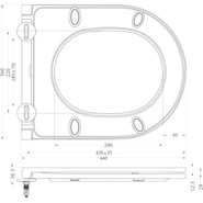 Сиденье с крышкой для унитаза BelBagno микролифт BB870SC фото 3