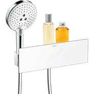 Шланговое подсоединение с держателем и полкой Hansgrohe FixFit 26456400 фото 2