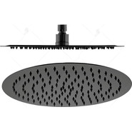 Верхний душ RGW SP-81B 21148150-04, нержавеющая сталь, 500х500 мм, черный фото 