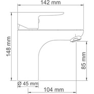 Смеситель для умывальника WasserKraft Leine 3503 фото 4