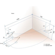 Ванна акриловая 1400х750х600 Тритон Белла L с каркасом фото 6