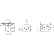 Биде подвесное Jacob Delafon Vox EME0002-00 фото 3