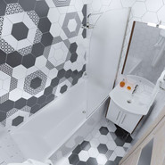 Ванна акриловая Тритон Джена 170х70 см, Размер - мм: 1700х700 фото 6