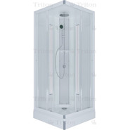 Душевая кабина Triton Орион 3 Стандарт ДН 90х90 см, белый/матовое фото 