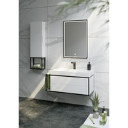 Шкаф подвесной Aqwella Clarberg Logic 35 см LOG0435, универсальный фото 5