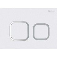 Кнопка смыва Iddis Unifix UNI40MWi77, белый матовый фото 