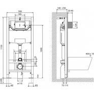 Инсталляция для унитаза BelBagno BB001-120 фото 5