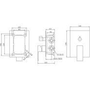 Смеситель для ванны BelBagno Romano ROM-VDI-CRM фото 2
