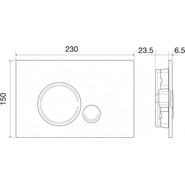 Кнопка смыва BelBagno Sfera BB015-SR-CHROME, хром глянцевый фото 2