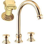 Смеситель для раковины Cezares APHRODITE-BLS2-A-03/24-O, золото фото 