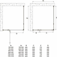 Душевое ограждение Veconi Rovigo 90x90 см RV073-9090-01-C4, хром/прозрачное фото 4