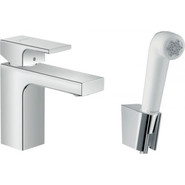 Смеситель для раковины с лейкой для биде Hansgrohe Vernis Shape 71216000 фото 