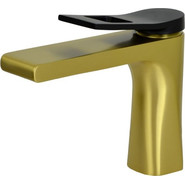 Смеситель для раковины Bronze de Luxe Element EL02GB, матовое золото/черный, Цвет производителя: золото матовое фото 