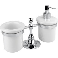 Дозатор для жидкого мыла со стаканом Cezares Olimp OLIMP-TDT-01-M фото 