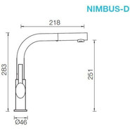 Смеситель для кухни Schock NIMBUS-D 710089, хром/бронза фото 2