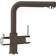 Смеситель для кухни Schock WELLUS 710036, хром/бронза фото 