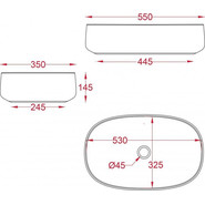 Раковина-чаша ArtCeram Cognac 55 см COL008 01 00 фото 2