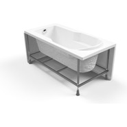 Ванна акриловая Cersanit Santana 170x70 см, Размер - мм: 1700х700 фото 2