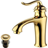 Смеситель для раковины Lemark Brava LM4706G, золото фото 