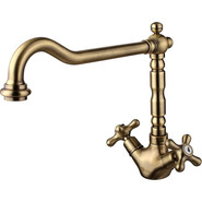 Смеситель для кухни Lemark Vintage LM2805B, бронза фото 