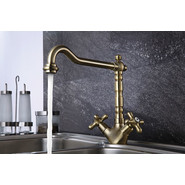 Смеситель для кухни Lemark Vintage LM2805B, бронза фото 2