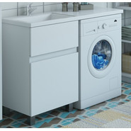 Тумба напольная с раковиной-столешницей Эстет Dallas Luxe 105 см (2 ящика) L ФР-00009666 фото 5