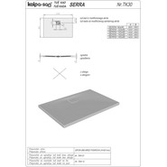 Поддон акриловый Kolpa-San Serra 90x90 см фото 3