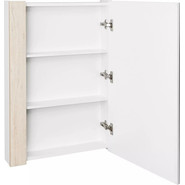 Зеркало-шкаф Акватон Кантри 55 см 1A257702AHB20, белый глянцевый/дуб верона фото 2