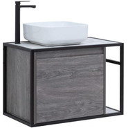 Тумба подвесная со столешницей Aquanet Nova Lite Loft 75 см 261654, дуб рошелье L фото 4