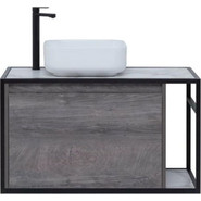 Тумба подвесная со столешницей Aquanet Nova Lite Loft 90 см 261656, дуб рошелье L фото 3