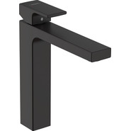 Смеситель для раковины высокий Hansgrohe Vernis Shape 71562670, черный матовый фото 