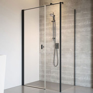 Душевое ограждение Radaway Nes Black KDS I 100x90 см L, черный/прозрачное фото 