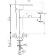 Смеситель для раковины Haiba HB10807, нержавеющая сталь фото 2